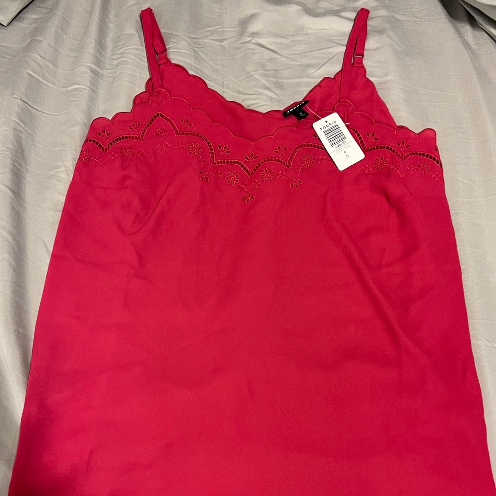 Dark pink jubilee top
